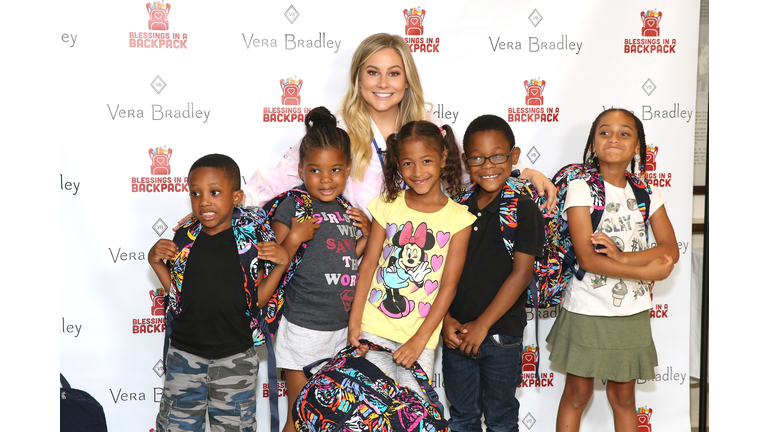 Vera Bradley Partners With Blessings In A Backpack To Kick-Off Back-To-School Philanthropy Tour With Shawn Johnson