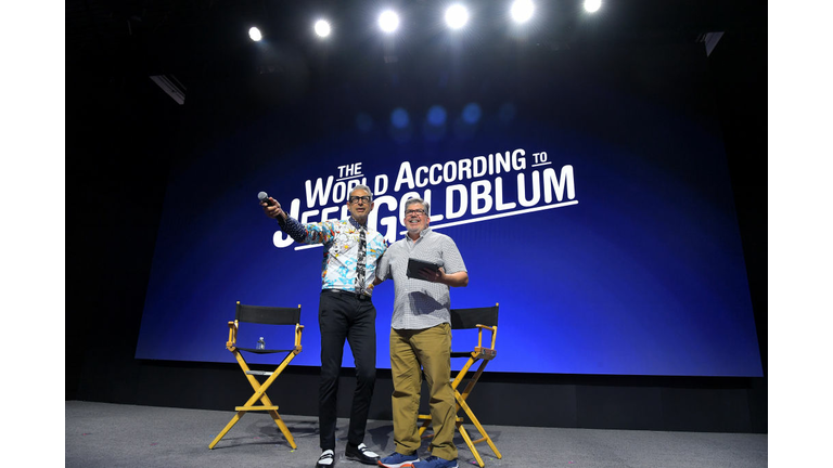 Jeff Goldblum at Disney+ Pavilion At D23 Expo Friday, August 23