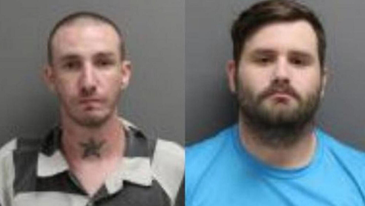 Troy Nelson, left, and Ryan Morris, right,
