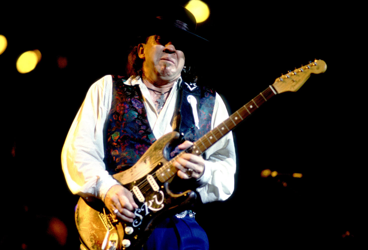 Stevie Ray Vaughan On Stage