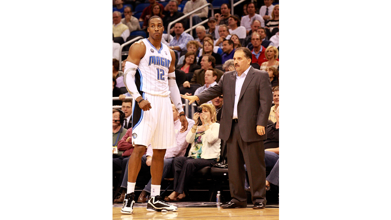 Dwight Howard and Stan Van Gundy