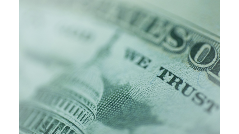 Macro Of Dollar Bill Detail