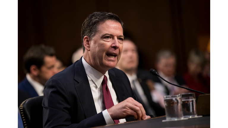 James Comey Testifies At Senate Hearing On Russian Interference In US Election