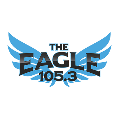 1053 The Eagle ROCKS! logo