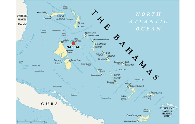 The Bahamas Map