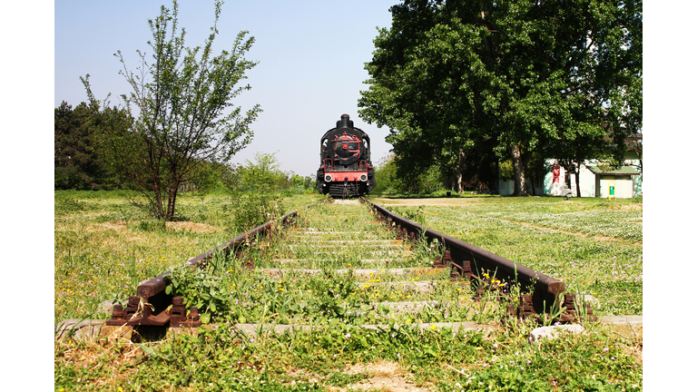 Train at dead end