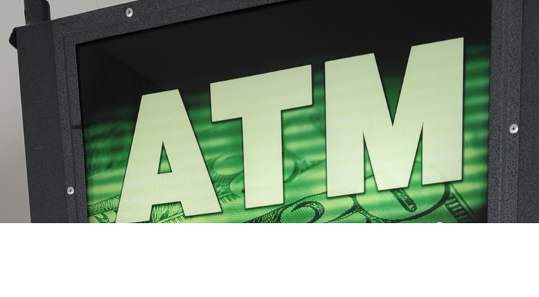 An ATM bank machine at the Stagecoach Co