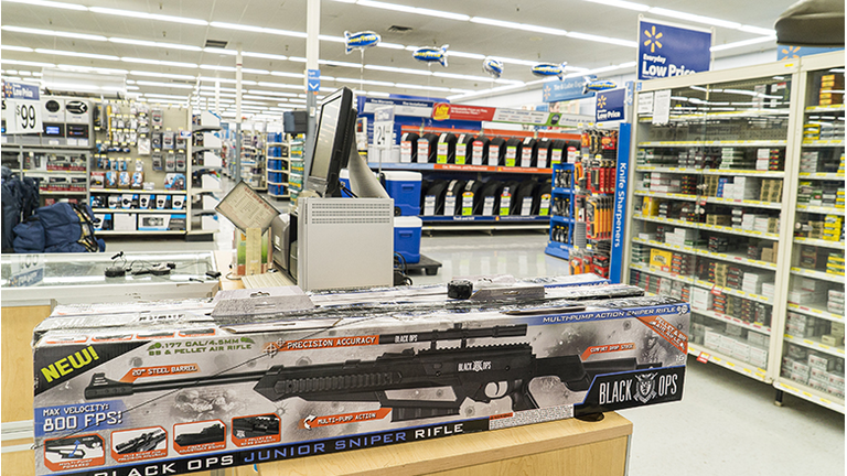 Rifles at Walmart