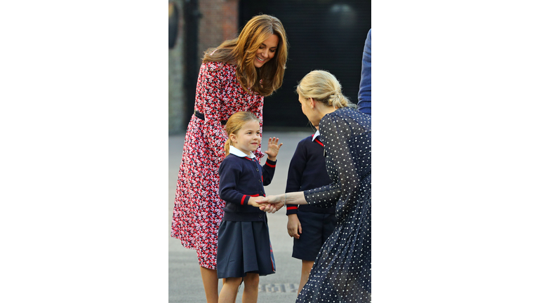 Princess Charlotte's First Day Of School