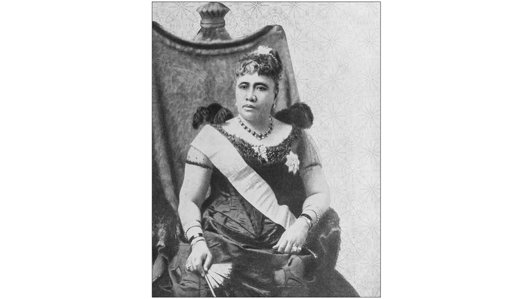 Antique historical photographs from the US Navy and Army: Liliuokalani, Queen of Hawaii