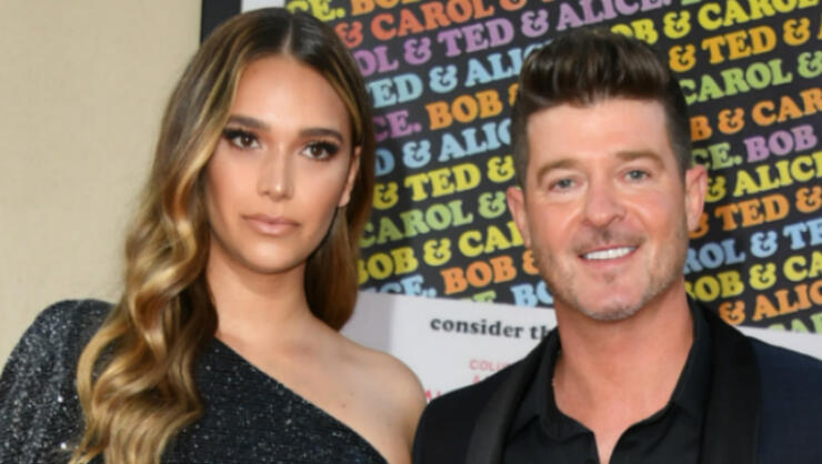 Robin Thicke Fiancee April Love Involved In Car Accident In