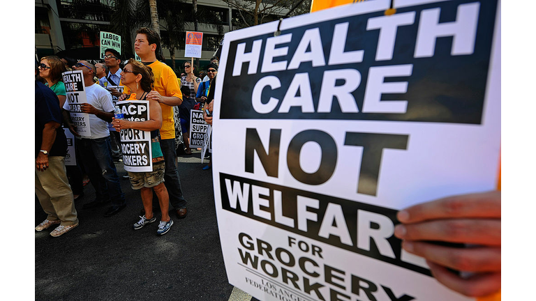 NAACP Members Join Labor March In Support Of Grocery Workers