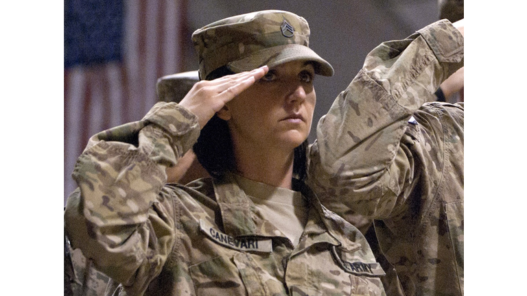 General Petraeus Administers The Oath Of Re-enlistment To 235 U.S. Service Members In  Kandahar