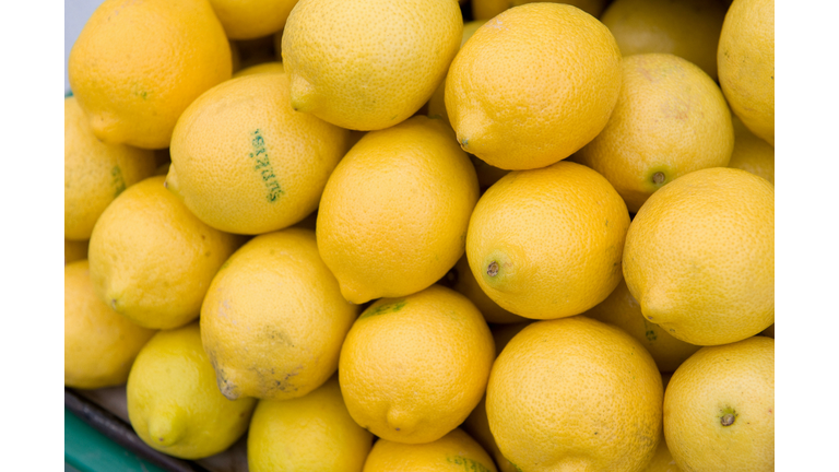 Lemons are offered for sale at Eastern M