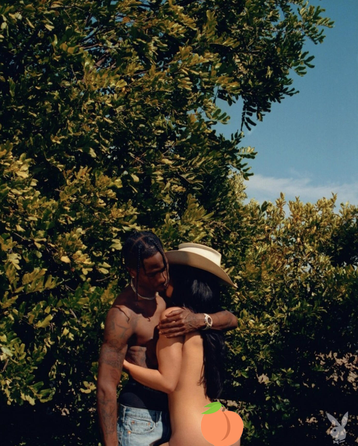 Kylie Jenner Poses Completely Naked With Travis Scott For Playboy.