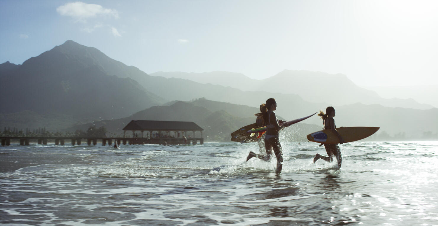 Running into the Ocean