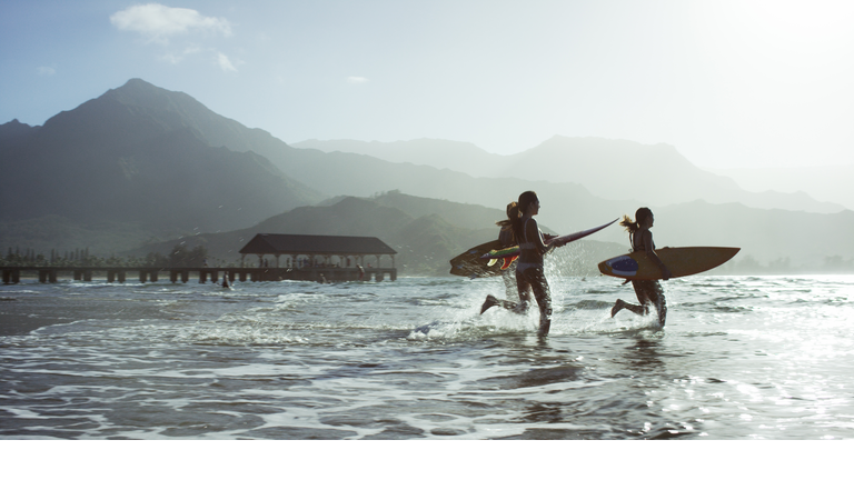 Running into the Ocean
