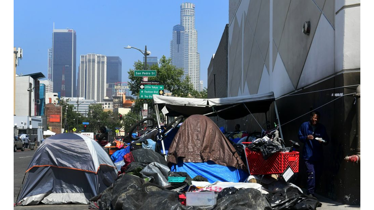 US-CALIFORNIA-HOMELESSNESS-SKID ROW