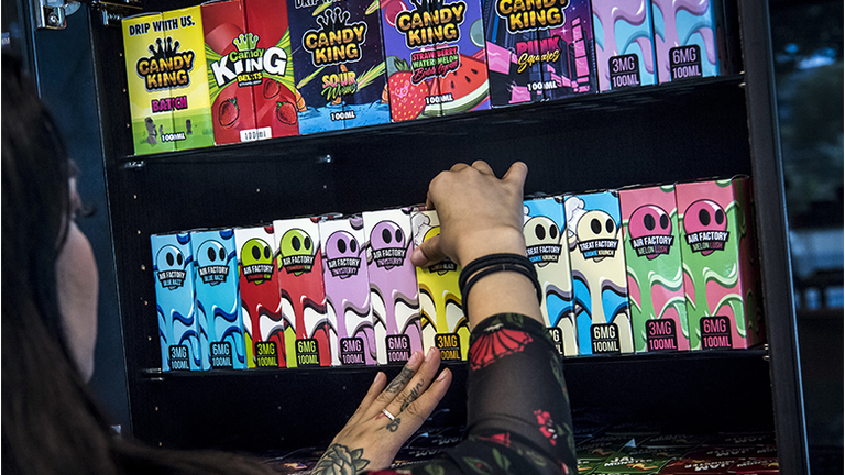 Inside NXNW Vapor Store As San Francisco Voters Uphold Ban On Flavored Tobacco Products
