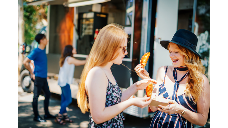 Delicious food from food van