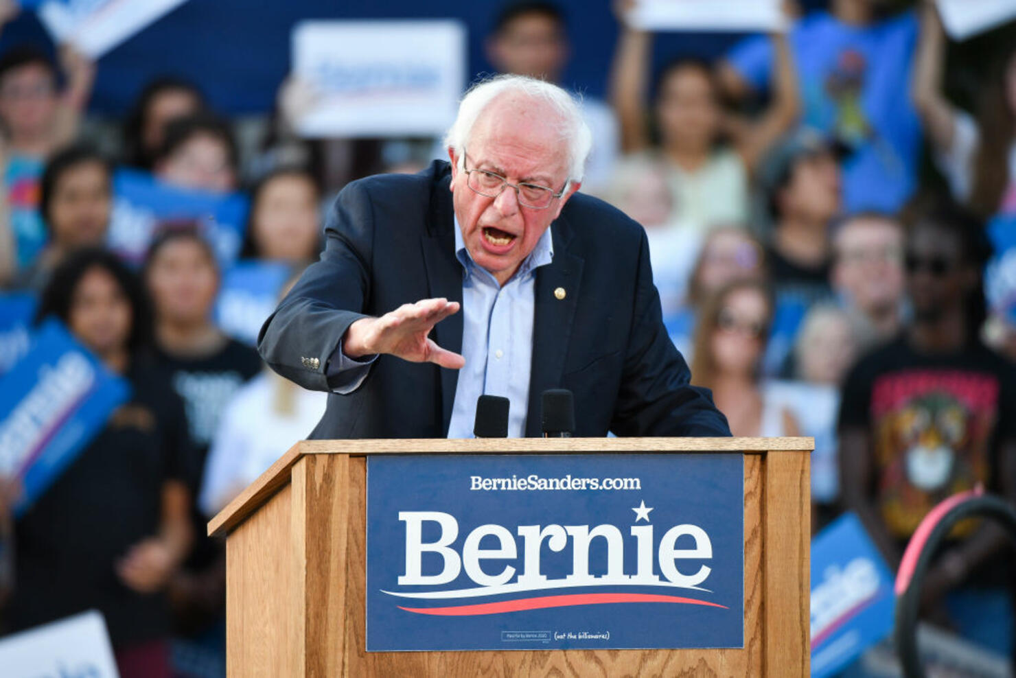 Sen. Bernie Sanders Makes First Campaign Stop In Colorado For 2020 Race