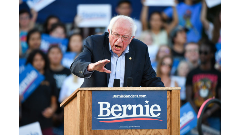 Sen. Bernie Sanders Makes First Campaign Stop In Colorado For 2020 Race