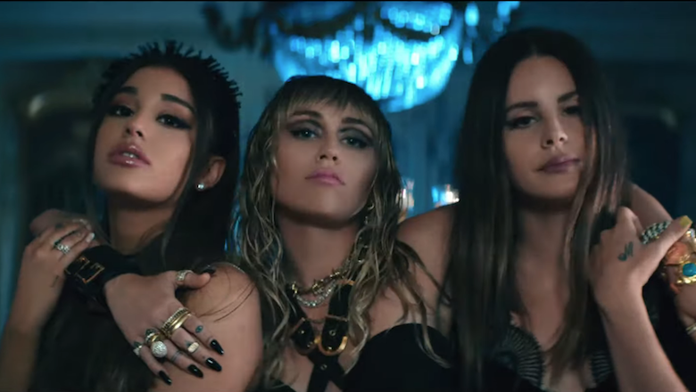 Watch Ariana Grande, Miley Cyrus & Lana Del Rey's Fierce New Music Video - Thumbnail Image