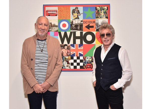 Pete Townshend and Roger Daltrey Of The Who Reveal Sir Peter Blake Designed New Album Cover At PACE Gallery Opening