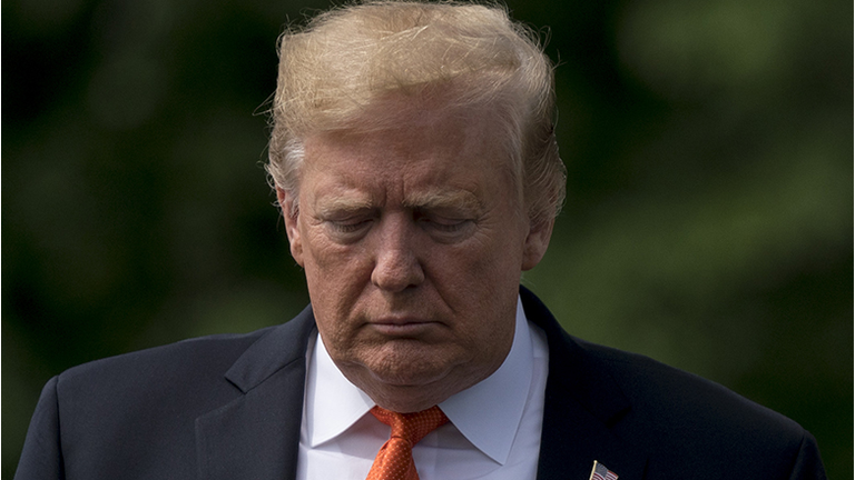 President Trump Departs White House For Atlanta