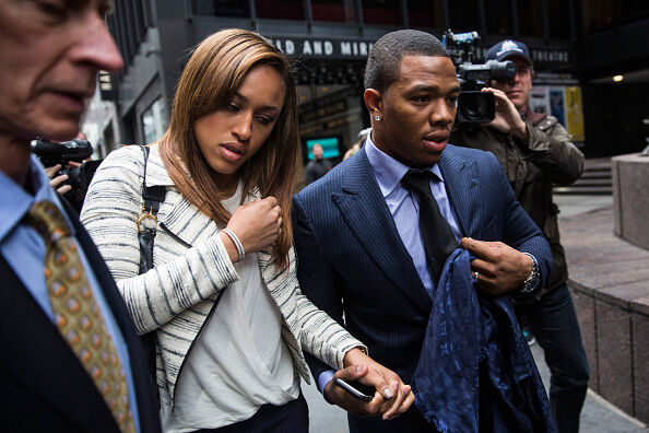 Suspended Baltimore Ravens Ray Rice Attends Appeals Hearing In New York