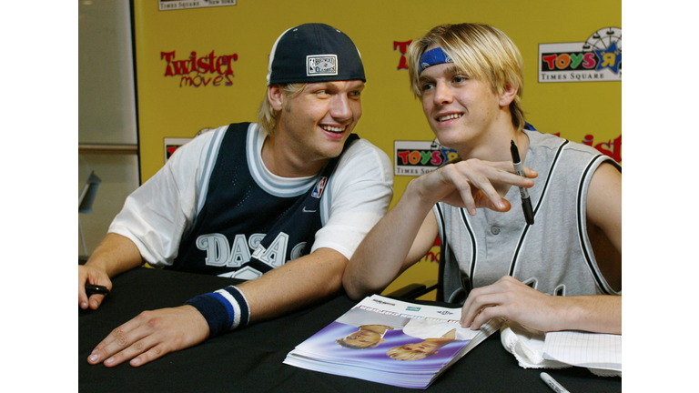 Nick Carter and Aaron Carter