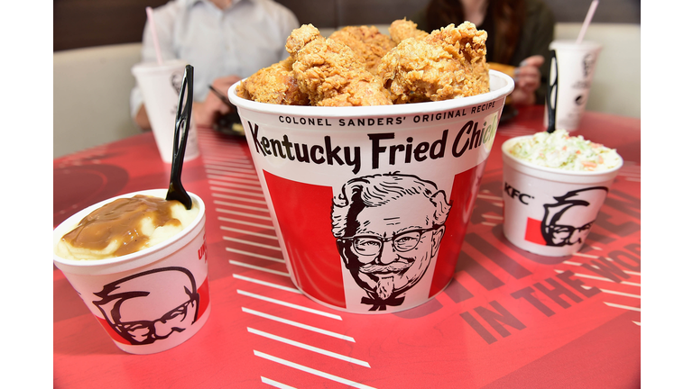 KFC Menu Items and Restaurant-getty images