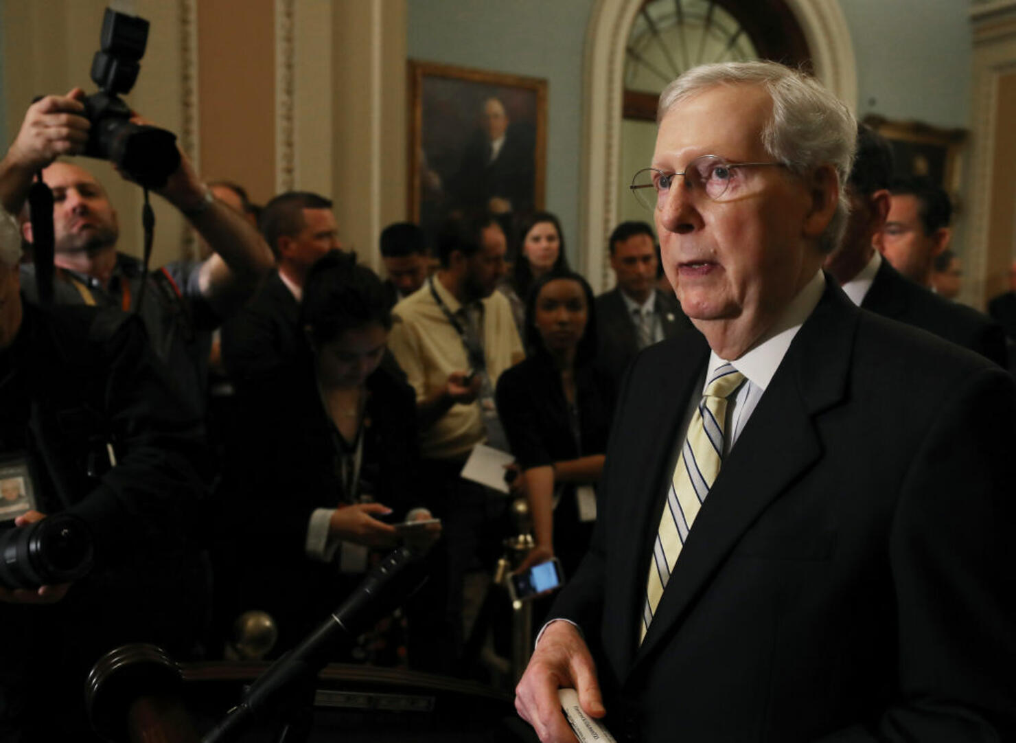 Senate Lawmakers Hold Media Availability After Weekly Policy Luncheons
