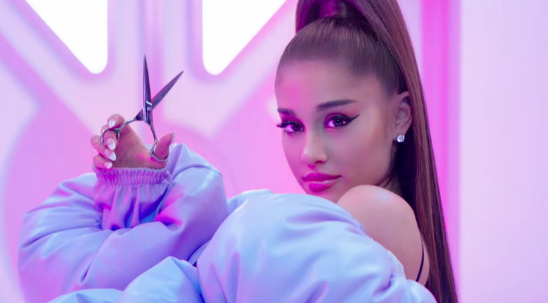 Ariana Grande Cuts Her Iconic Ponytail In New Perfume Ad ...