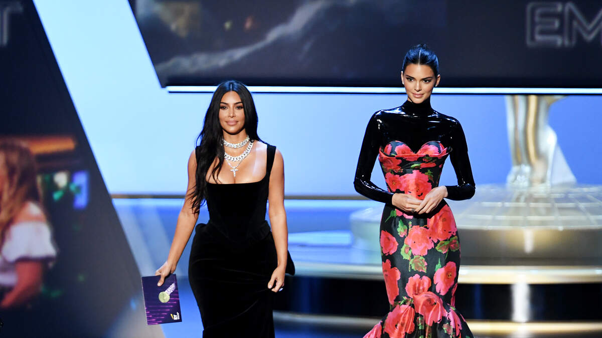 Kim Kardashian and Kendall Jenner mocked for Emmys speech | iHeartRadio