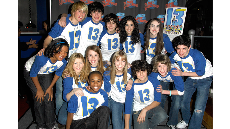 Broadway Cast Of "13" Visits Planet Hollywood Times Square