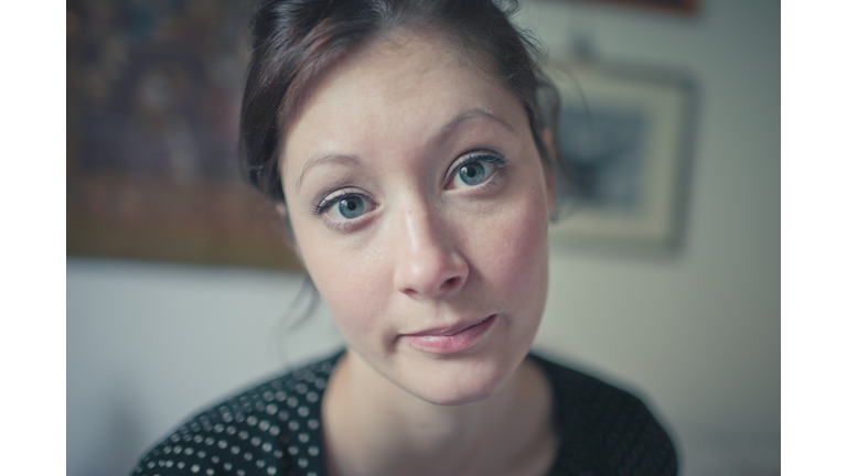 Portrait of young woman