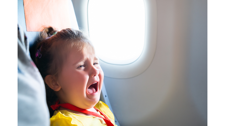 Girl Screaming On Airplane