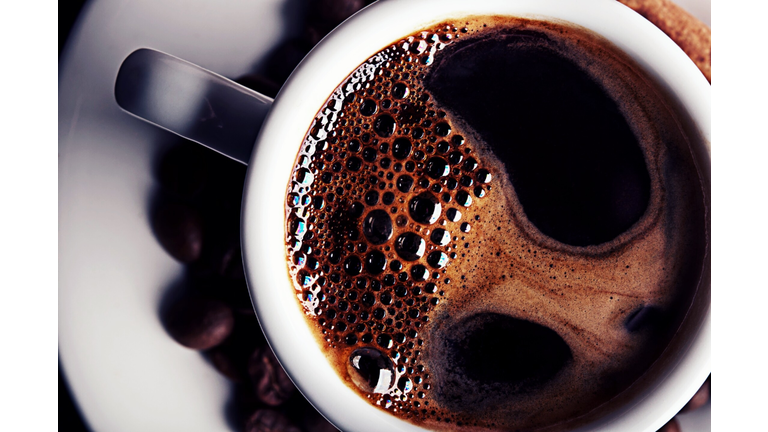 Close-Up Of Coffee In Cup