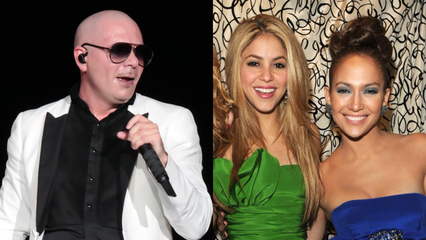 Pitbull Could Join Jennifer Lopez & Shakira's Super Bowl Halftime Show