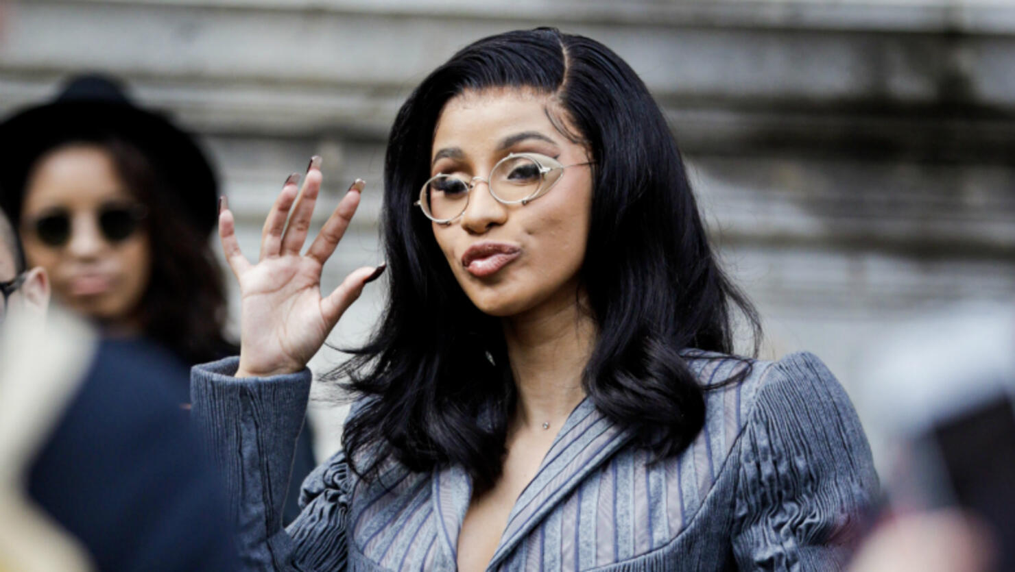 All of the Show-Stopping Looks Cardi B 'Served Cold' at Paris Fashion Week
