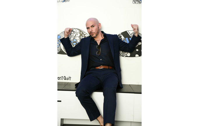 Pitbull Visits GRIT BXNG