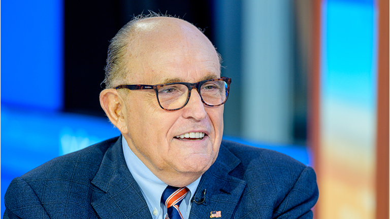 Rudy Giuliani Visits "Mornings With Maria"