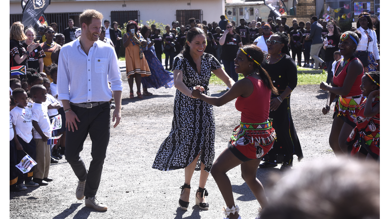 The Duke and Duchess of Sussex visit Nyanga Township in South Africa