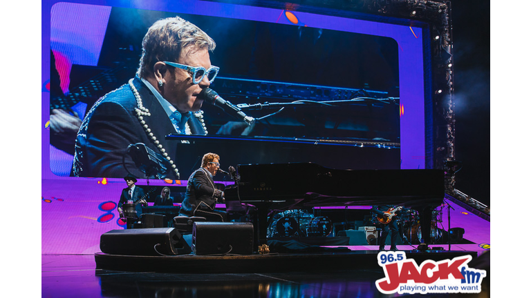 Elton John performs at the Tacoma Dome