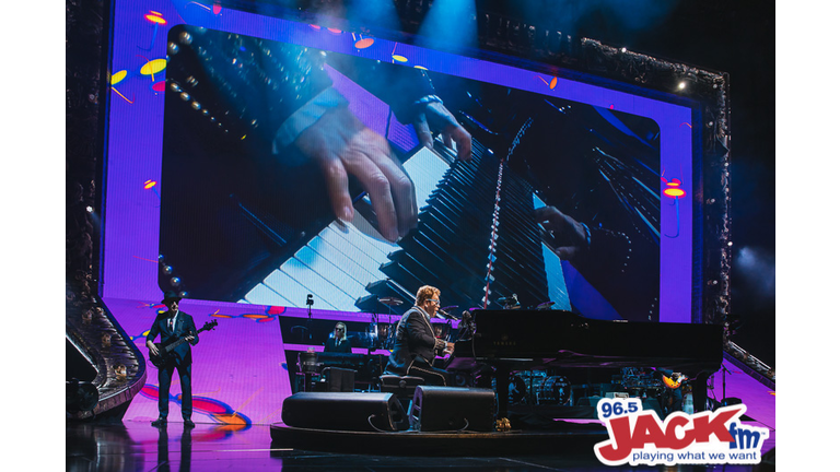 Elton John performs at the Tacoma Dome