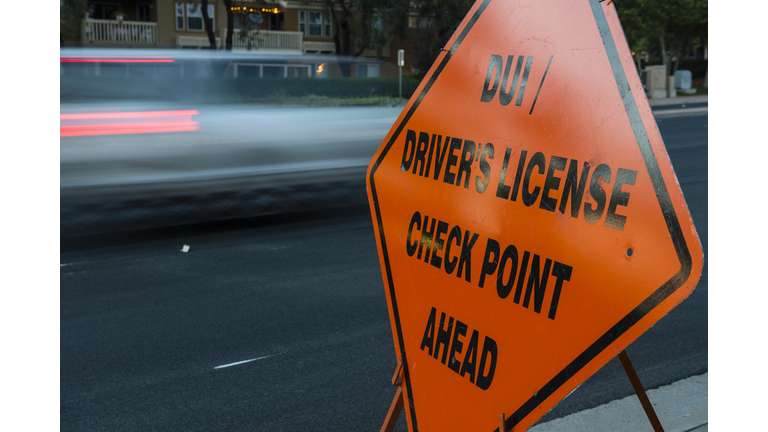 DUI and Driver License Checkpoint motion