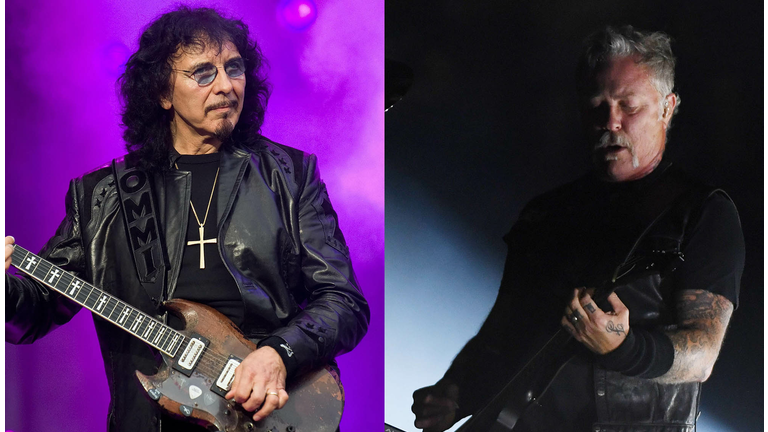 Veteran rock guitarist Tony Iommi perfor