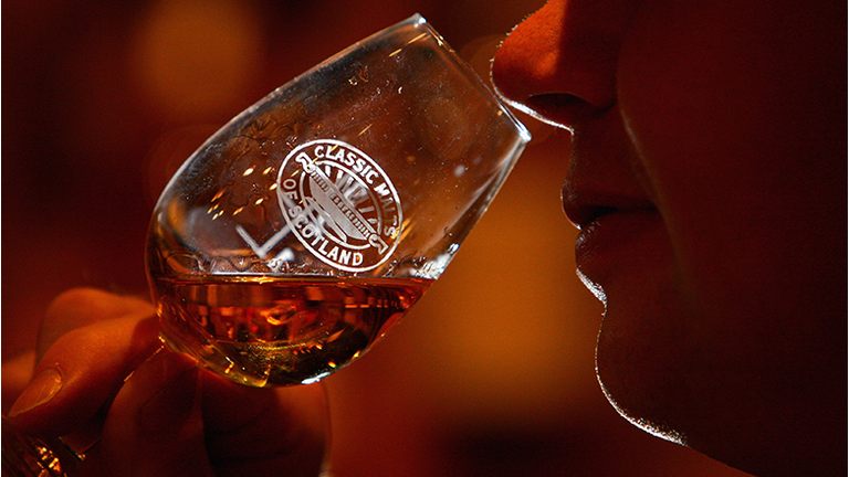 Whisky tasting At The Glenkinchie Distillery