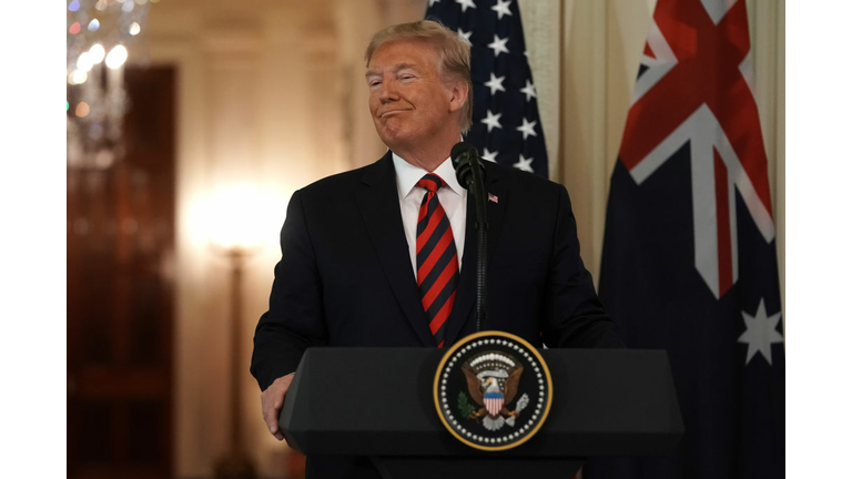President Trump Welcomes Australian Prime Minister Scott Morrison To The Washington On State Visit